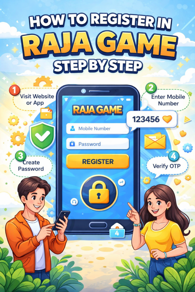 how to register in raja game